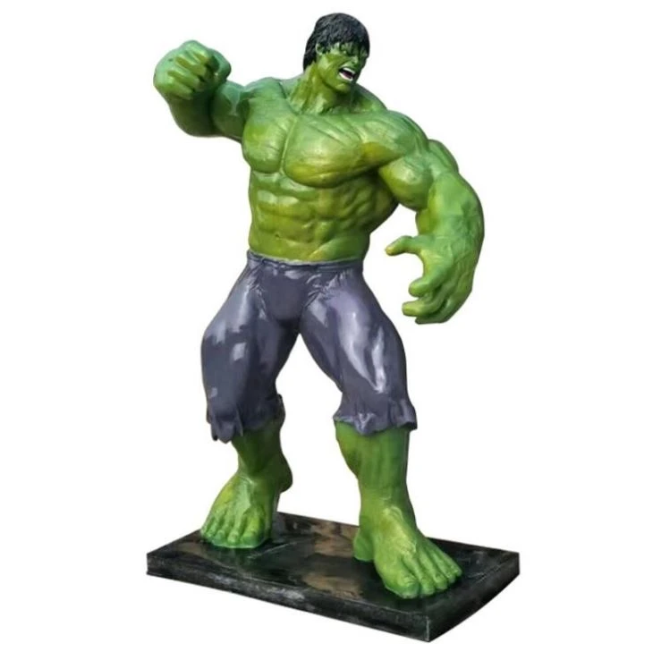 Decorative Hulk Fiberglass Statue